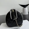 62450b97-0e776d6db24e.webp Chanel Spring Summer 2025 Pre-collection Clutch With Chain Lambskin Black 18.5cm/ 7.3inches, Designer Handbags, Women’s Purse, luxury bags, Chanel bags