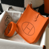 6284792e-1-2f36a23bd74d.webp Hermes Evelyne 16 Amazone Bag Orange With Silver Toned Hardware 18cm
