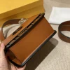 Fendi Ff Logo Bottom Brown Bag 22Cm