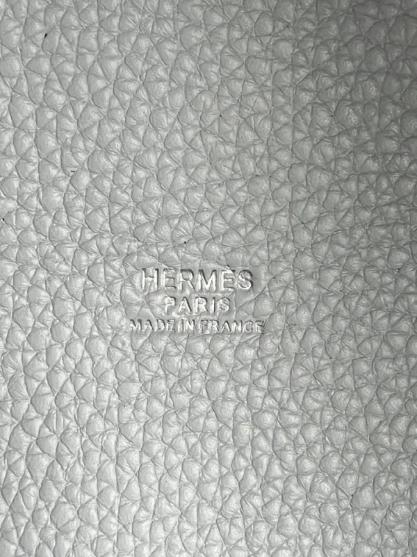 Hermes Picotin Lock 18Cm Gris Pale