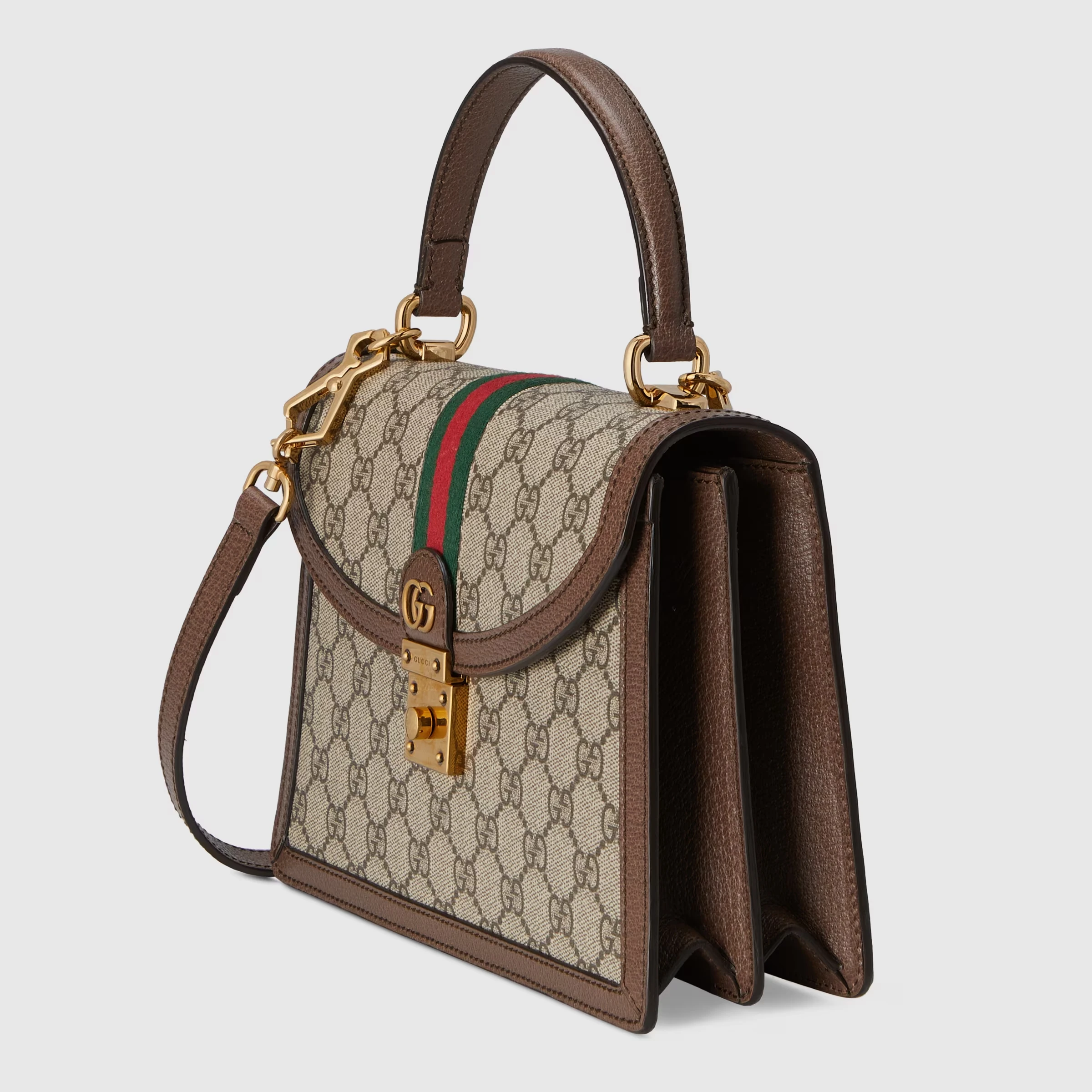 Ophidia GG Small Top Handle Bag - view 3