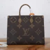 Louis Vuitton Onthego Gm Monogram Giant Canvas, Brown Monogram M45320 41cm, Designer Handbags, Womens Purse, luxury bags