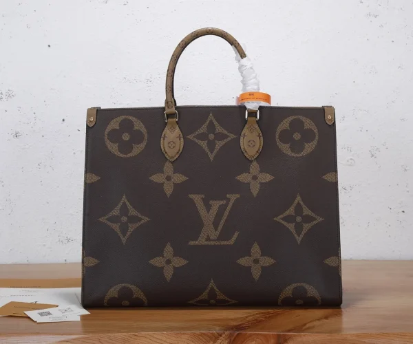 Louis Vuitton Onthego Gm Monogram Giant Canvas, Brown Monogram M45320 41cm, Designer Handbags, Womens Purse, luxury bags