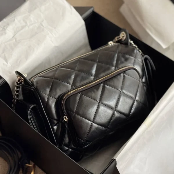 Chanel Small Camera Case Bag Black 23Cm/9.1in As5220 B18234 94305, Designer Handbags, Women’s Purse, luxury bags, Chanel bags