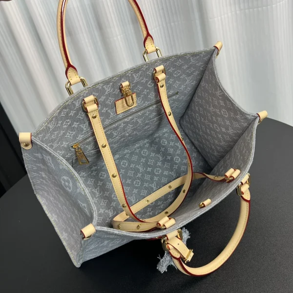 68869e20-c3d2fd1a0972.webp Louis Vuitton OnTheGo MM Bag ‘Washed Grey M13189 32cm/ 12.6in, Designer Handbags, Womens Purse, luxury bags