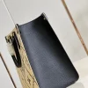 6bee06e2-1b45a4b2bec3.webp Louis Vuitton Onthego MM Tote Monogram Cream Beige Black 35cm, Designer Handbags, Womens Purse, luxury bags