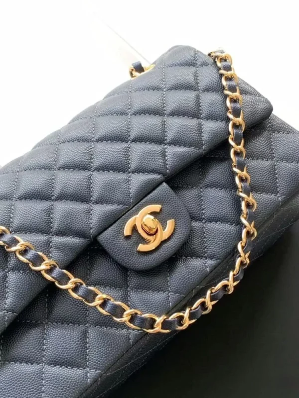 6d19de87-1-9fbd2e8e7c54.webp Chanel Classic Flap Bag 25 cm Navy Blue Gold-Tone Hardware A01112, Designer Handbag, Women’s Purse, Designer Handbags, Women’s Purse, luxury bags, Chanel bags