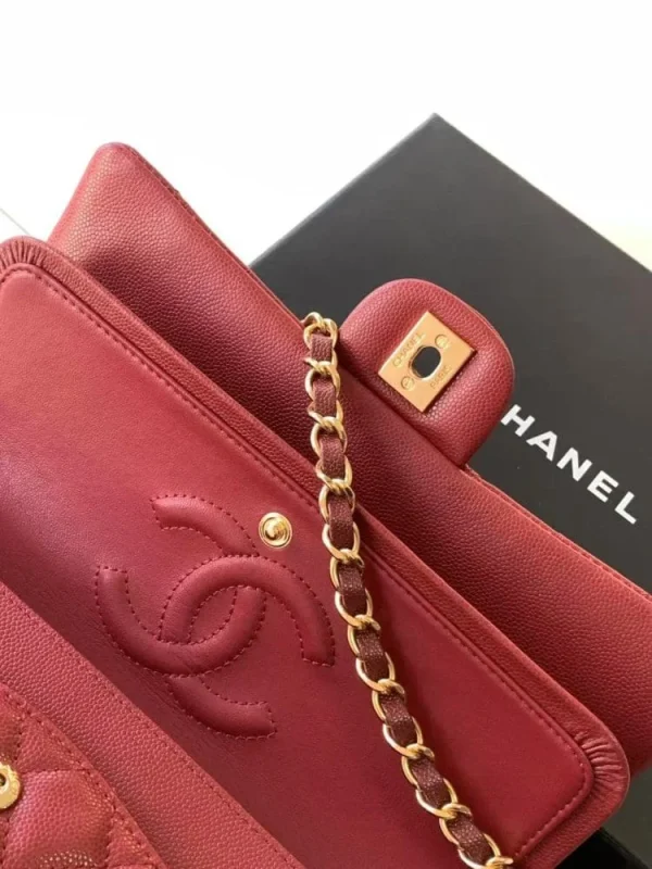 6fbd5d98-4642bf799476.webp Chanel Classic Flap Bag 25 cm Red Gold-Tone Hardware A01112, Designer Handbag, Women’s Purse, Designer Handbags, Women’s Purse, luxury bags, Chanel bags