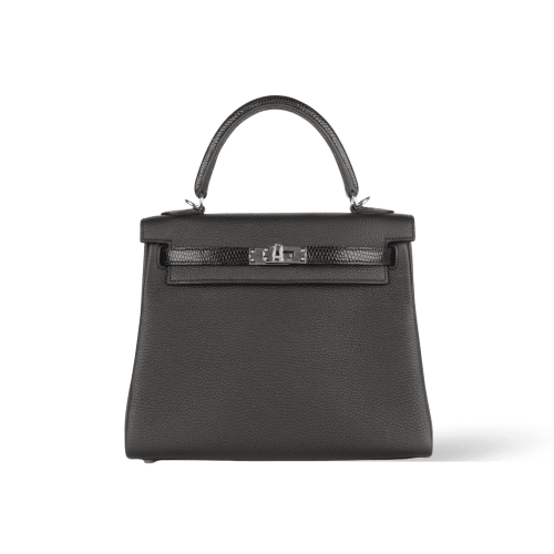 7-2-1-2076faf09135.webp Hermes Kelly 28 Bag In Togo Black Leather For Women 28cm/11in