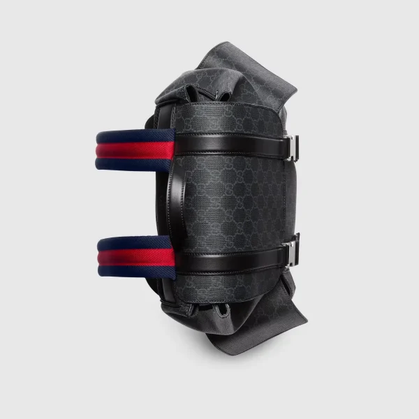 7-2-1-5ce70692ed1a.webp Gucci GG Black Large Backpack 792080 Black GG Supreme 35cm/13.8in