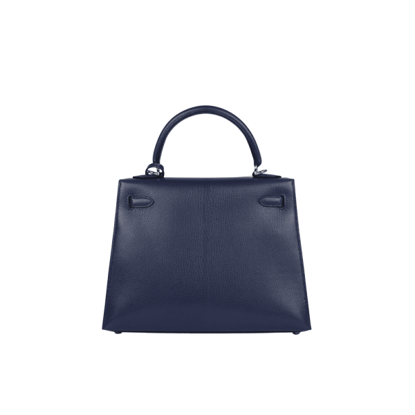7-8-6df6a078ccd0.webp Hermes Kelly 25 Bag In Bleu Saphir Epsom Leather For Women 25cm/10in