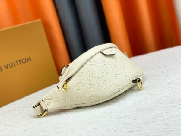 7274vPr-bd5e09cf98dd.webp Louis Vuitton Monogram Empreinte Creme Bumbag 37cm/14.6in M44836, Designer Handbags, Womens Purse, luxury bags