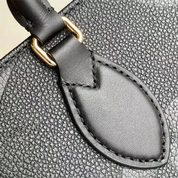 7e8c3978-15547434d61e.webp Louis Vuitton Onthego MM Bicolor Monogram Empreinte Leather Black M45595 35cm, Designer Handbags, Womens Purse, luxury bags