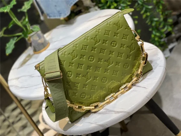 7f1b156f-0c212c8fa6bf.webp Louis Vuitton Coussin Mm 34Cm Khaki, Designer Handbags, Womens Purse, luxury bags