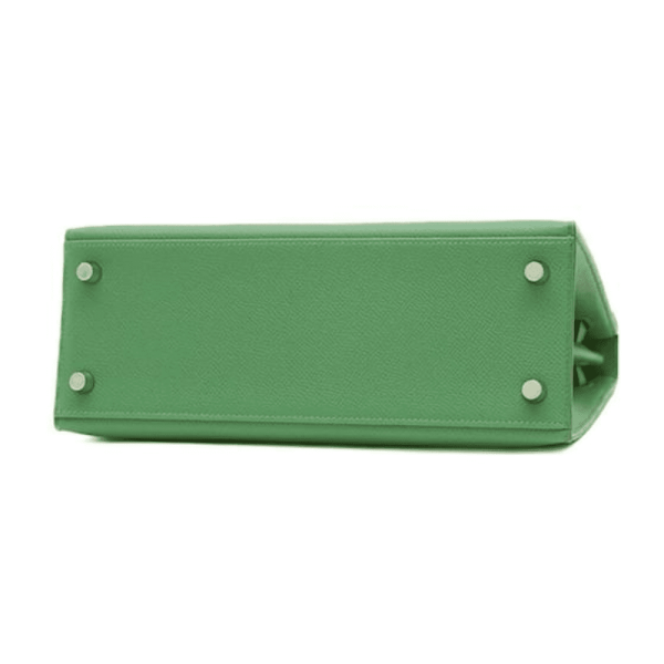 Hermes Kelly 28 Bag In Emerald Green Leather For Women 28cm/11in