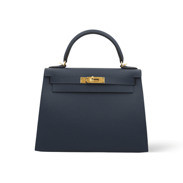 8-2-1-cbfee7dac130.webp Hermes Kelly 28 Bag In Blue Sapphire Leather For Women 28cm/11in