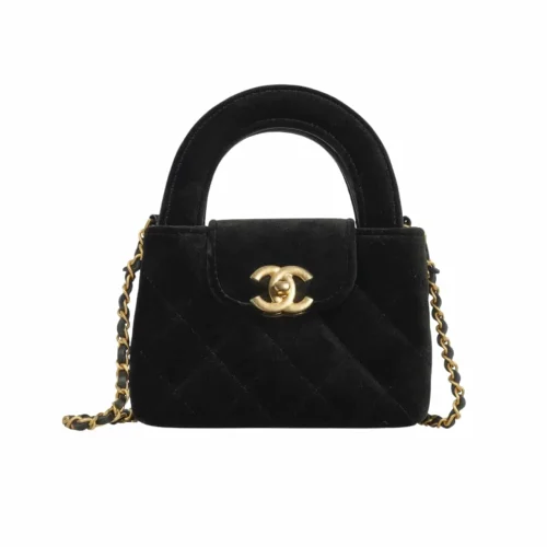 8-2ec2c3324dd2.webp Chanel Velvet Nano Kelly Re Edition Black 13Cm/5.1in, Designer Handbags, Women’s Purse, luxury bags, Chanel bags