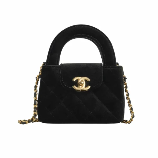 8-2ec2c3324dd2.webp Chanel Velvet Nano Kelly Re Edition Black 13Cm/5.1in, Designer Handbags, Women’s Purse, luxury bags, Chanel bags