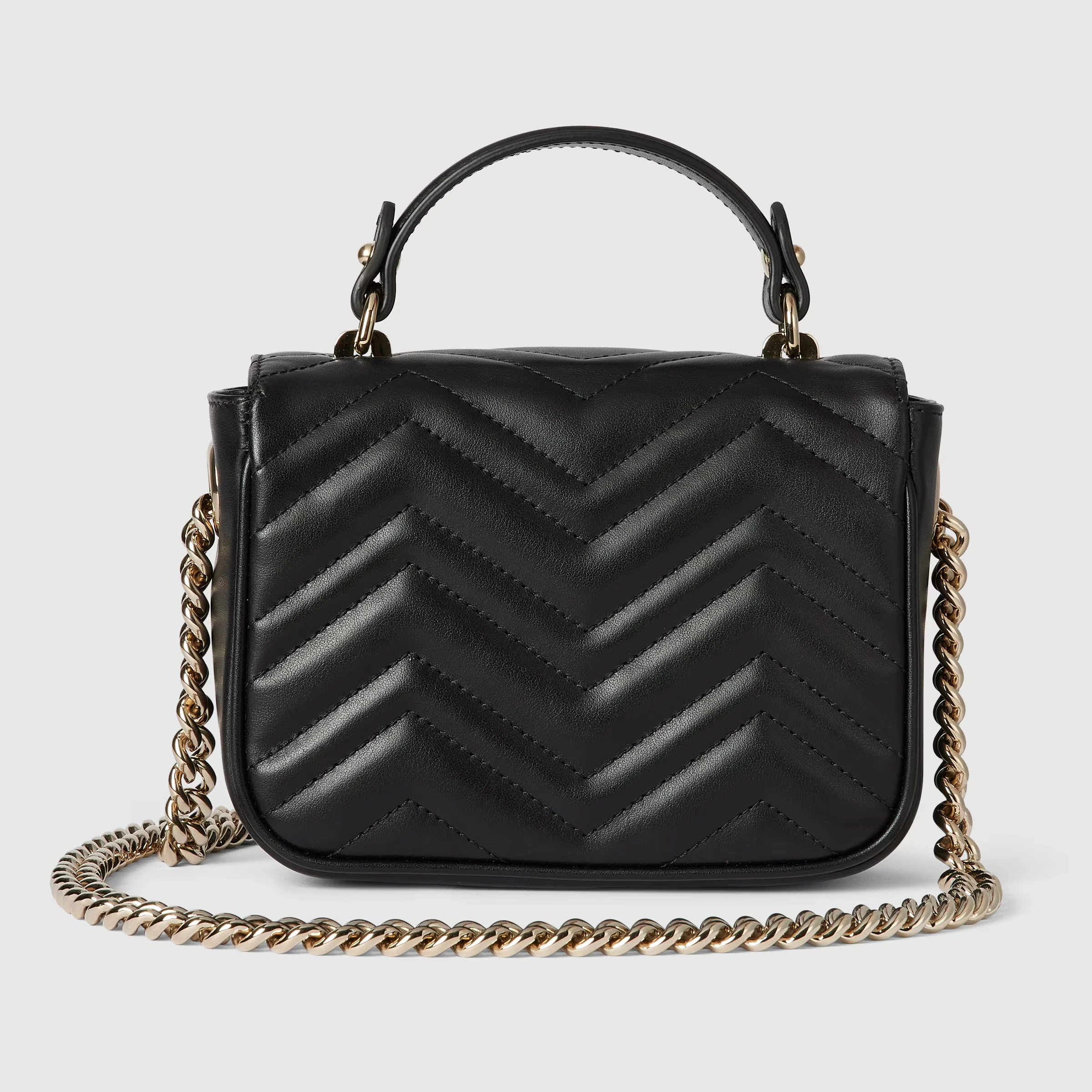 GG Marmont Mini Top Handle Bag - view 4