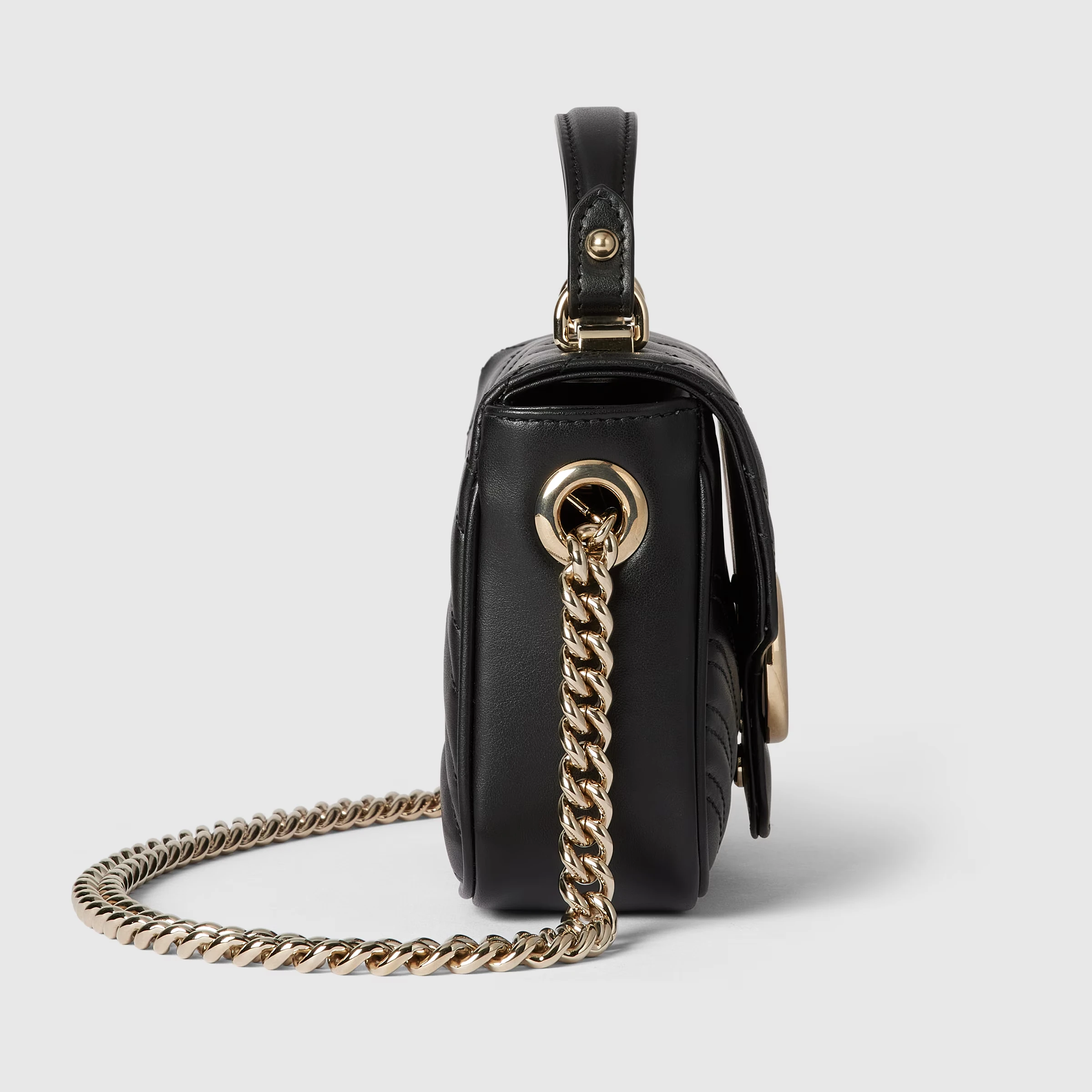 GG Marmont Mini Top Handle Bag - view 5