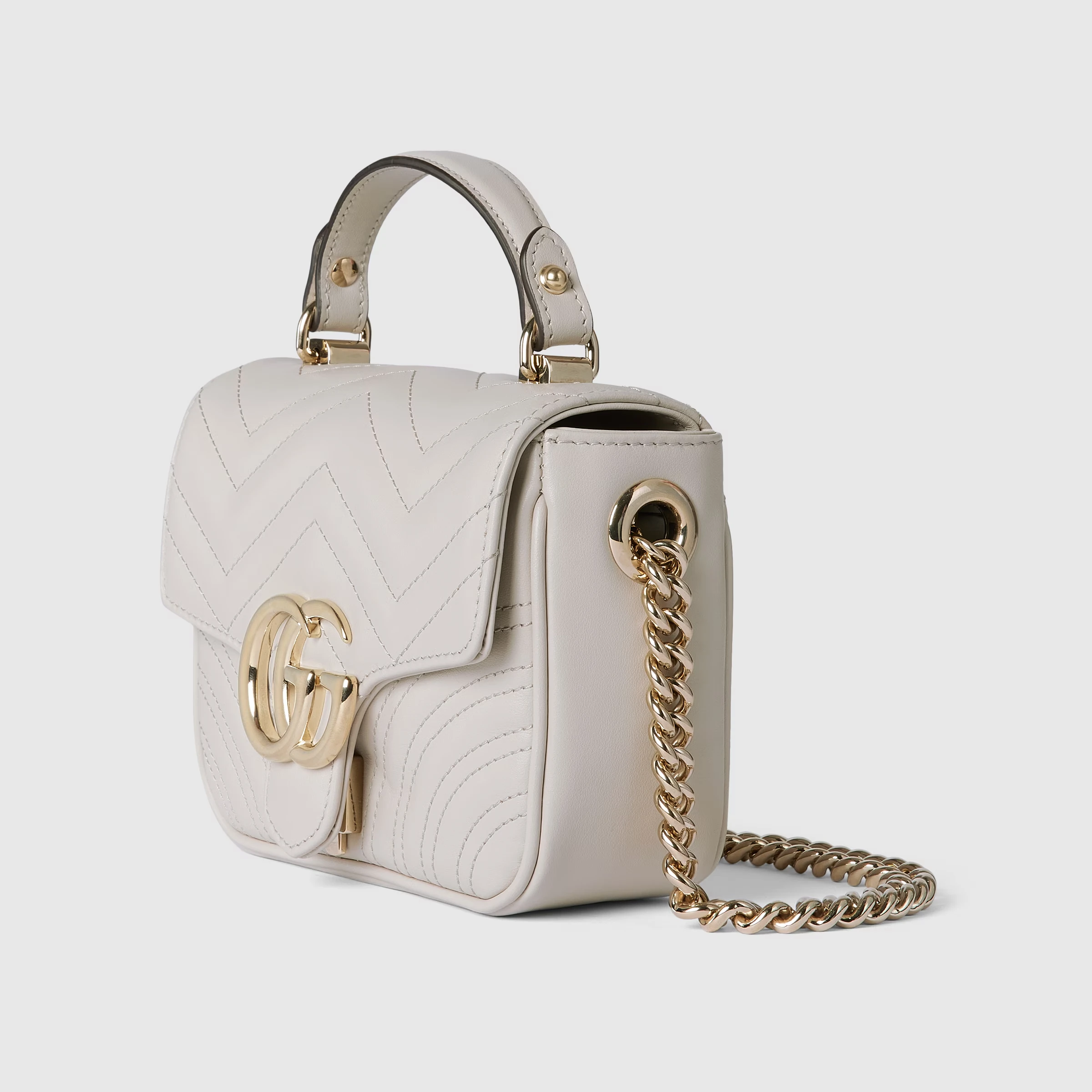 GG Marmont Mini Top Handle Bag - view 3
