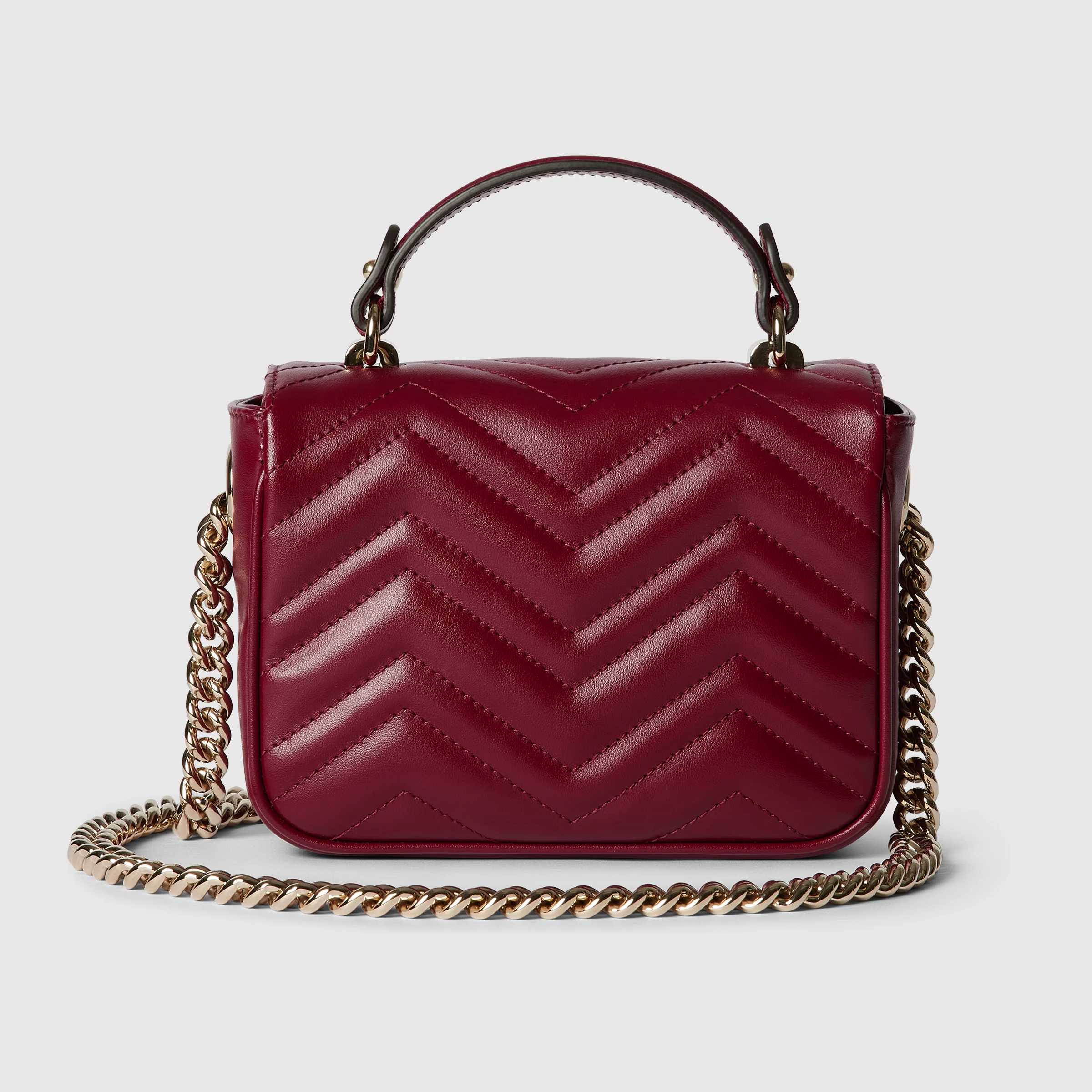 GG Marmont Mini Top Handle Bag - view 4