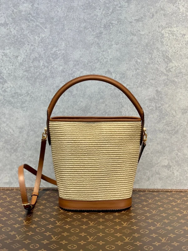 8287f07a-cd6712b66317.webp Louis Vuitton Petit Bucket 23Cm Brown, Designer Handbags, Womens Purse, luxury bags