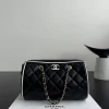 858b631e-189cf70fa7da.webp Chanel Spring Summer 2025 Pre-collection Clutch With Chain Lambskin Black 18.5cm/ 7.3inches, Designer Handbags, Women’s Purse, luxury bags, Chanel bags