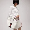 Gucci Giglio Small Tote Bag 25cm/9.8in Ivory GG Canvas 860845