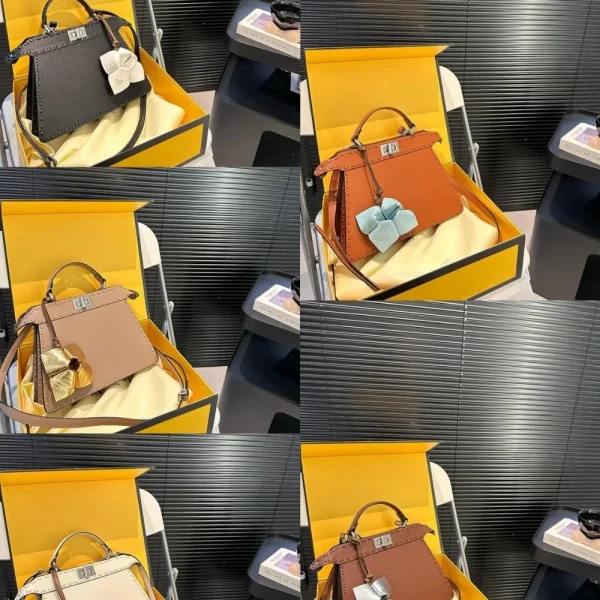 87-10-c657930ceb36.webp Fendi Peekaboo Iseeu Petite Selleria Bag Brown 27Cm