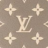 Louis Vuitton Nono Mm Bicolor Monogram Empreinte Leather Women Handbags Dove/Cream 26cm/ 10.2in, Designer Handbags, Womens Purse, luxury bags