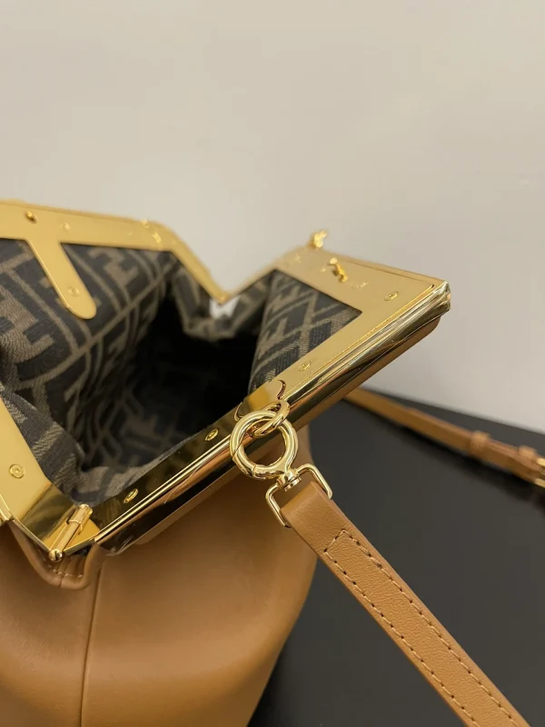 8e54ebba-32aa8d21c762.webp Fendi First Small Nappa Leather Bag Brown 26cm