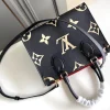 8fcc20a34622d348636ecf1da6fb718a-29e7c37c90b8.webp Louis Vuitton Sac Main On The Go Pm Noir Beige M45659 25cm, Designer Handbags, Womens Purse, luxury bags