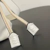 Fendi Mamma Baguette Medium Matcha White Nappa Leather Bag 26.5cm