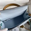 Hermes Kelly 25 Bag In Turquoise Epsom Leather For Women 25cm/10in