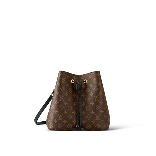 9147F24C-01FB-DEFF-CC90-9FB5909666A8-9c89a1390c90.webp Louis Vuitton Luxury Monogram Canvas And Leather Handbag Neonoe Black M44020, Designer Handbags, Womens Purse, luxury bags