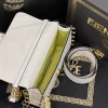 Fendace Baguette Brooch White 28cm/ 11.02in