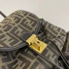 Fendi Zucca Brown Canvas Backpack 38cm