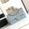 9346fddd-46da596f8638.webp Chanel Classic Flap Bag 25 cm Light Blue Caviar Gold-Tone Hardware A01112, Designer Handbags, Women’s Purse, luxury bags, Chanel bags