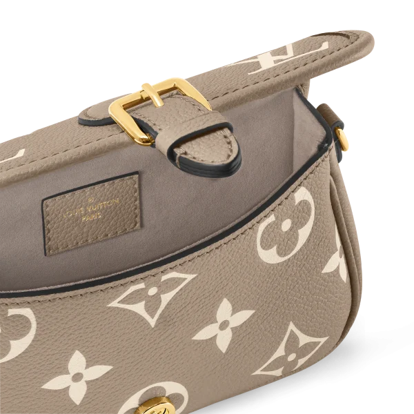 9363442A-E34E-38D8-0261-7DD45B40C6B4-9d5224fdea5f.webp Louis Vuitton Nano Diane – Bicolor Monogram Empreinte Leather M83300 19cm/ 7.5in, Designer Handbags, Womens Purse, luxury bags
