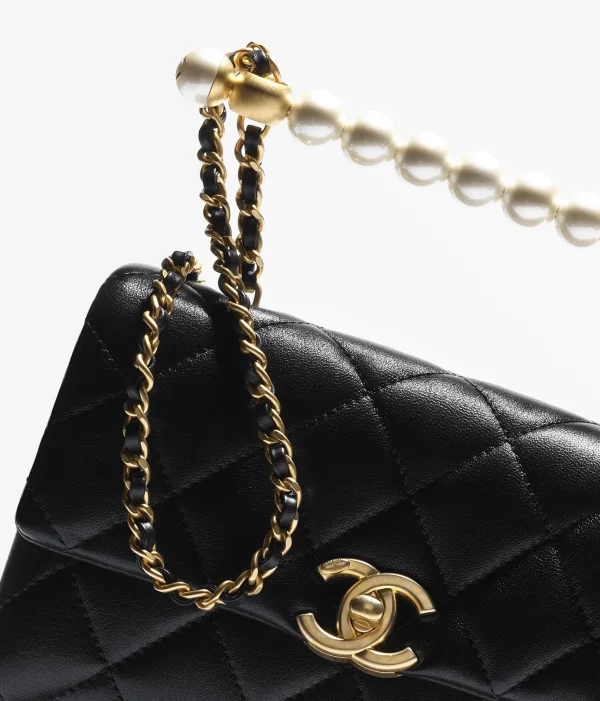 Mini Flap Bag With Top Handle