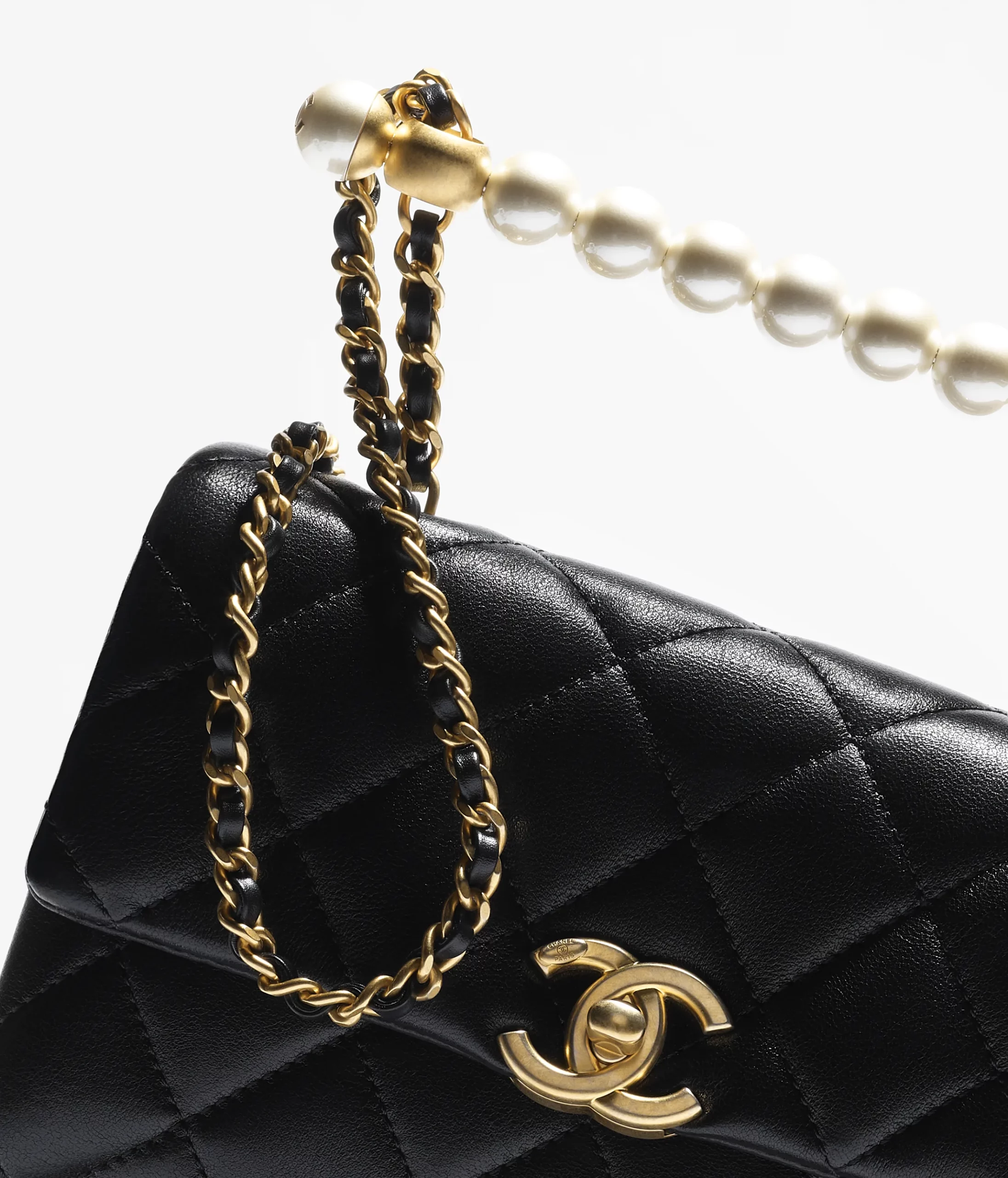 Mini Flap Bag With Top Handle - view 3