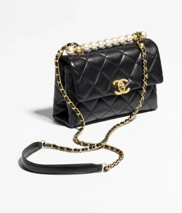 Mini Flap Bag With Top Handle