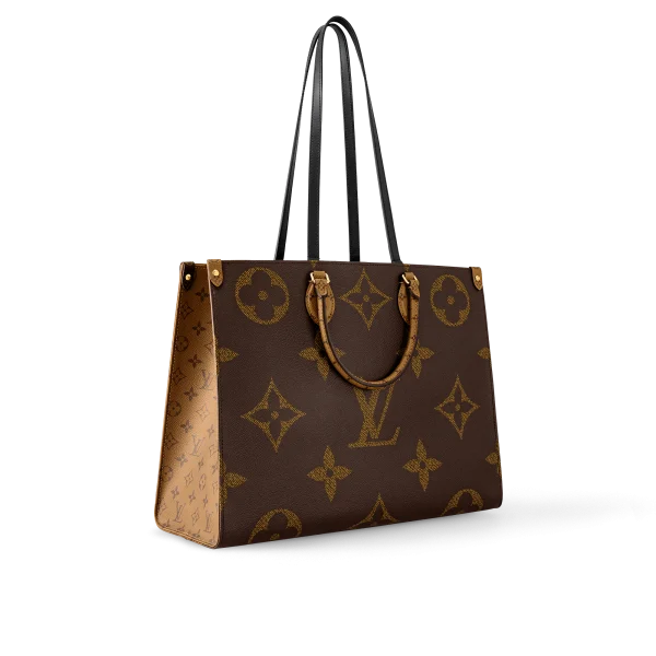 Louis Vuitton Onthego Gm Monogram Giant Canvas, Brown Monogram M45320 41cm, Designer Handbags, Womens Purse, luxury bags