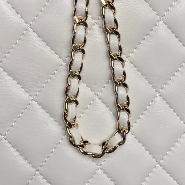 993ff017-0291a69b8429.webp Chanel Small Graphic Frame Flap Bag White 23cm, Designer Handbags, Women’s Purse, luxury bags, Chanel bags