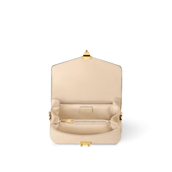 Louis Vuitton Pochette Mtis East West Monogram Empreinte Leather – Women – Handbags Cream, Designer Handbags, Womens Purse, luxury bags