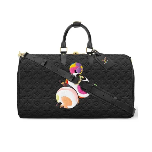 Anh-thumbnail-1-4-74496c2ea8ad.webp Louis Vuitton X Takashi Murakami Keepall Black 50Cm, Designer Handbags, Womens Purse, luxury bags
