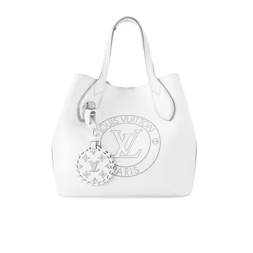 Anh-thumbnail-4-bce5321c1cec.webp Louis Vuitton Blossom Mahina Bag With Lv Circle Motif White 23Cm, Designer Handbags, Womens Purse, luxury bags