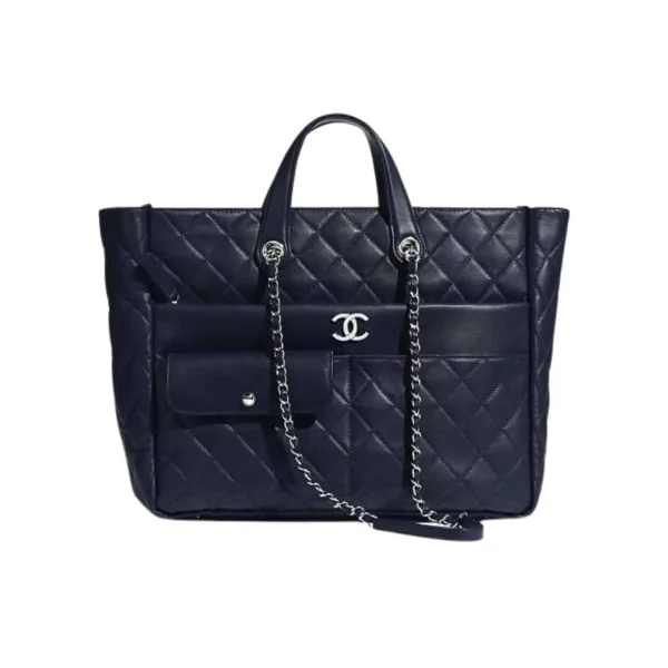 Anh-thumbnail-8-f9f778cbca29.webp Chanel Large Zipped Shopping Bag Black 32Cm/12.6in, Designer Handbags, Women’s Purse, luxury bags, Chanel bags