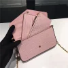 Louis Vuitton F Licie Pochette Rose Pink 21cm/8.3in, Designer Handbags, Womens Purse, luxury bags